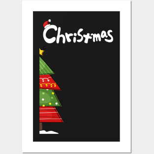 Merry Christmas Funny Couples Matching T-shirt Posters and Art